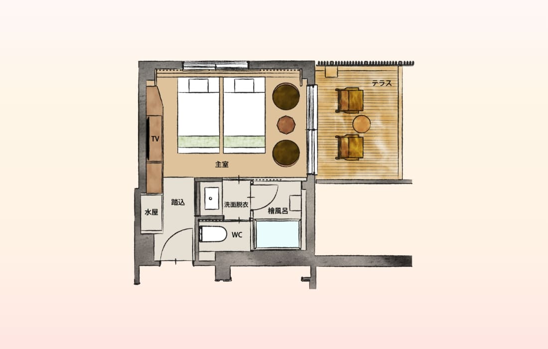 209号室 間取り図